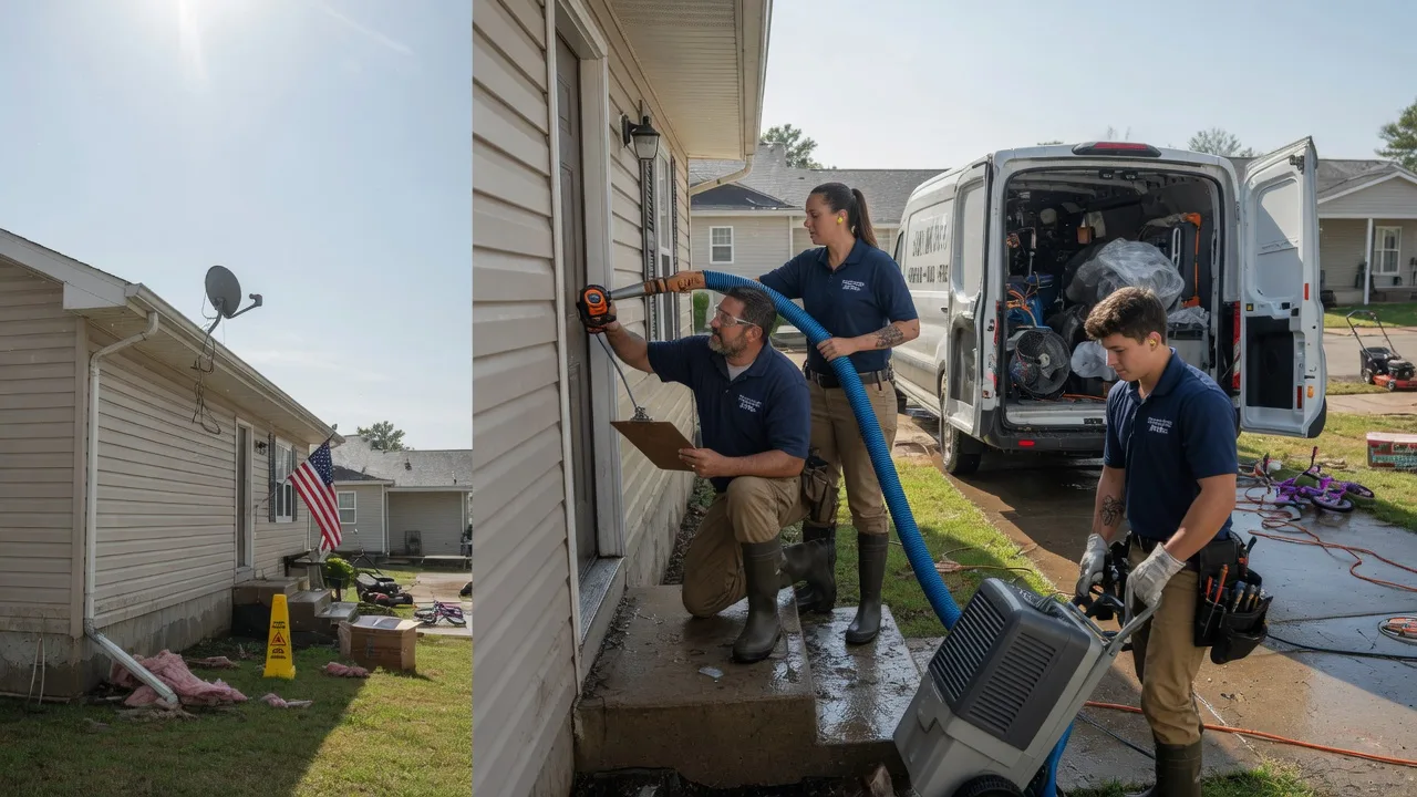 Ceiling Water Damage Restoration in Lafayette, TN near me